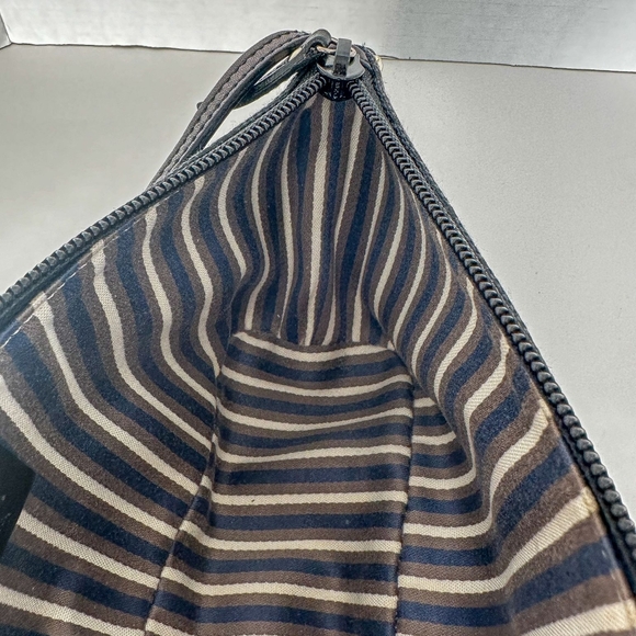 Auth GUCCI GG Canvas Pouch Purse Hand Bag Black Canvas - Picture 9 of 16